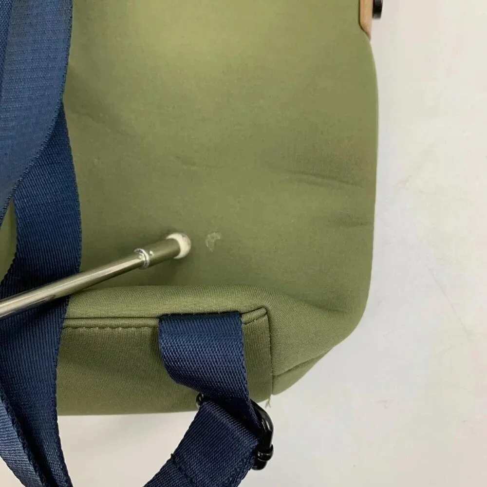 Tommy Hilfiger Canvas Green Book Bag‎ Backpack With Handles